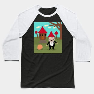 gnome groundhog Baseball T-Shirt